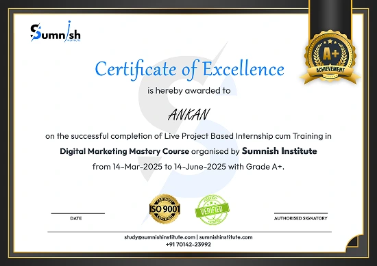 Digital Marketing Certificate